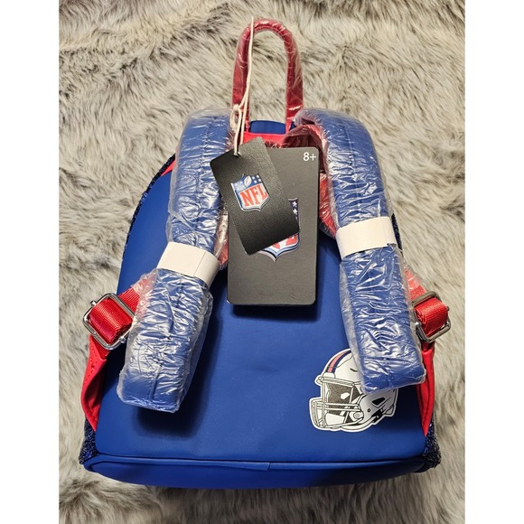 Loungefly NFL Buffalo Bills Sequin Mini Backpack - Picture 7 of 8